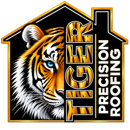 Tiger Precision Roofing tiger mark