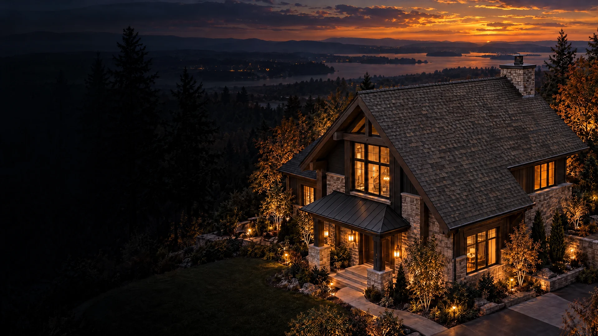 Architectural concept of a home with a weathered roof before replacement